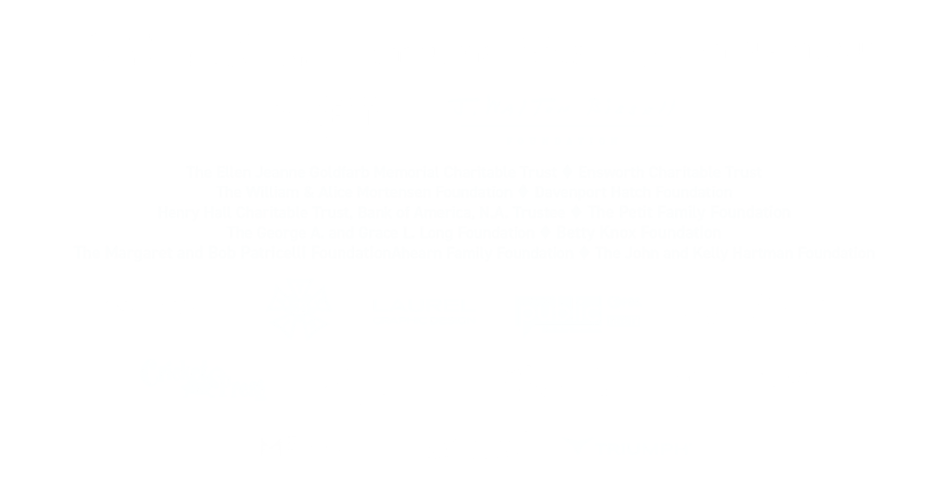 logos for funders and sponsors